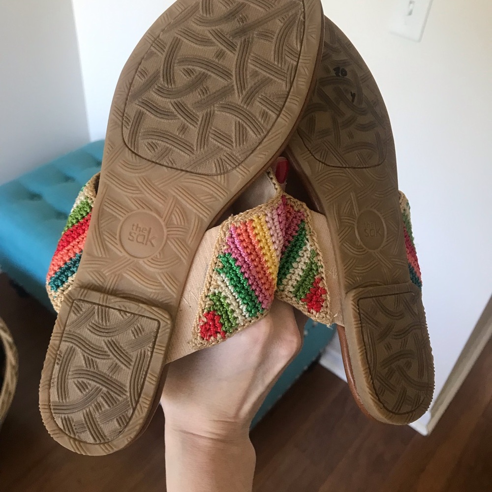 The Sak Crochet Shana Thong Sandals, Sz 9.5 - Picture 9 of 12
